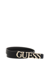 Cintura Guess Lefia scritta logo Nero